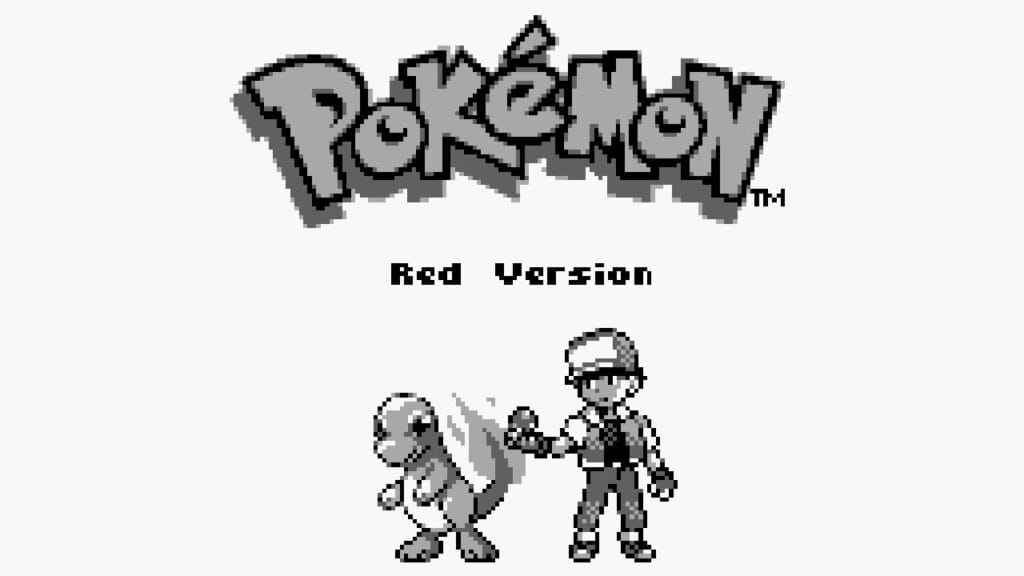 Pokemon rouge starting screen