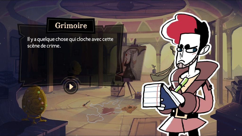 Grimoire, notre héros.