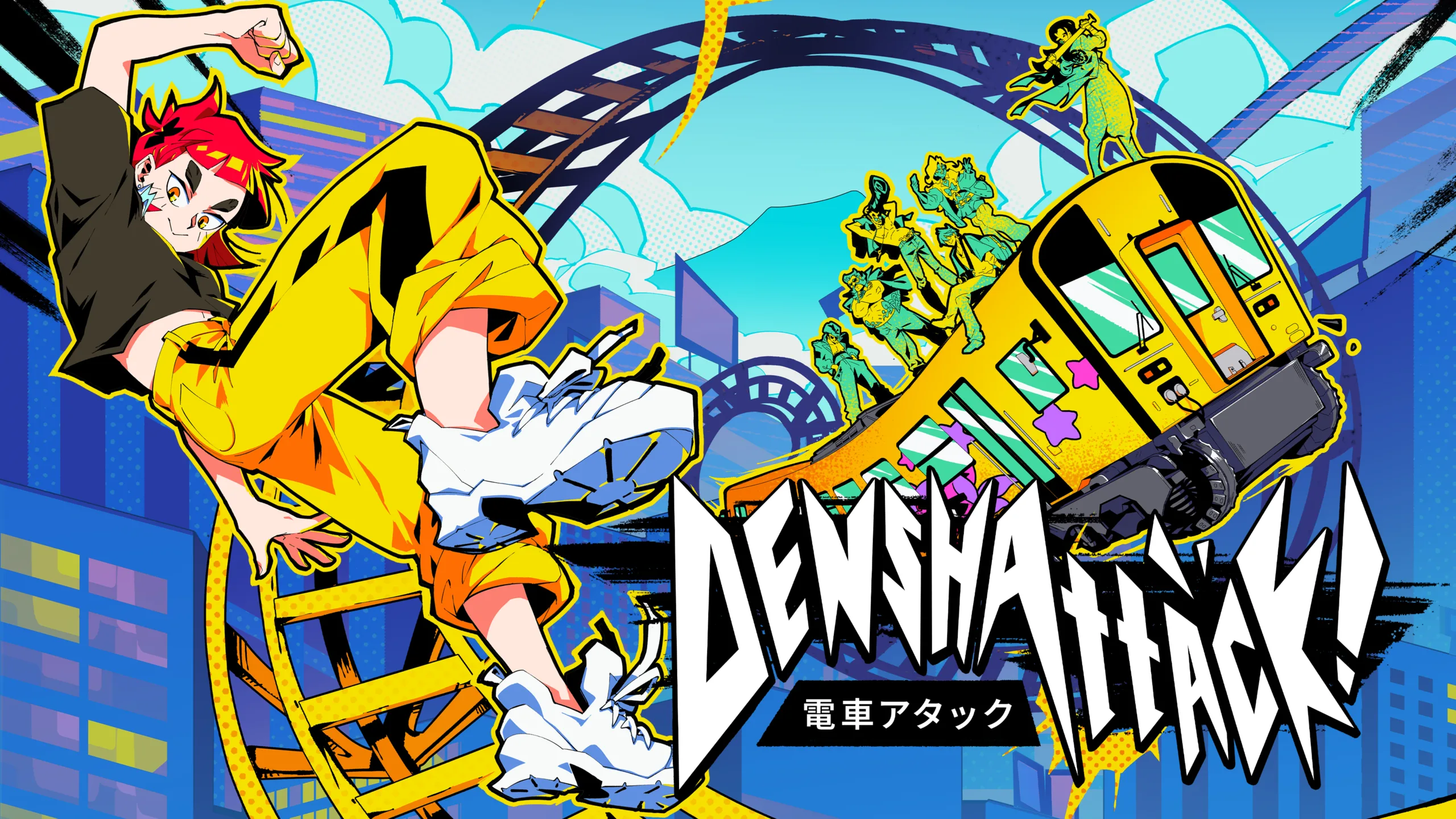 DenshAttack Key Art and Logo HD scaled