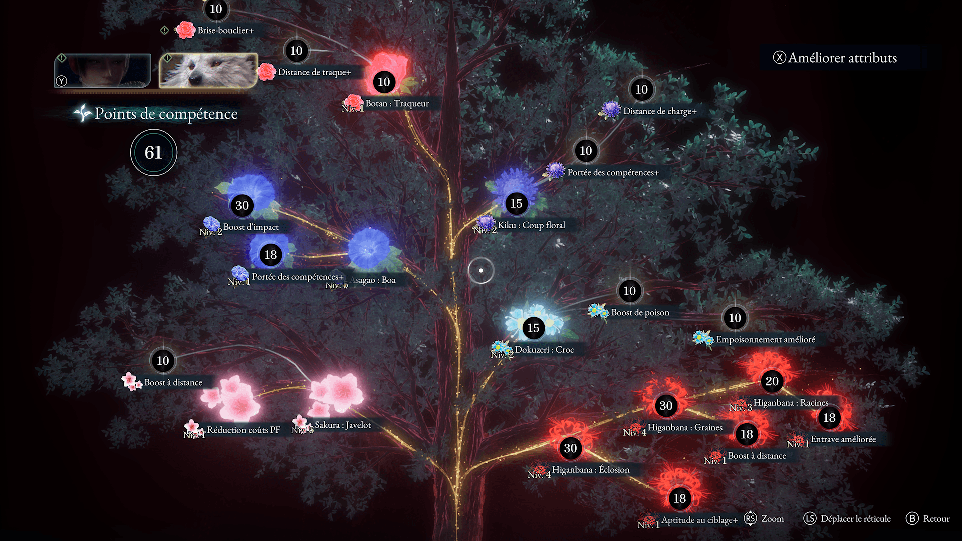 Cime de l'arbre de compétences de Koo