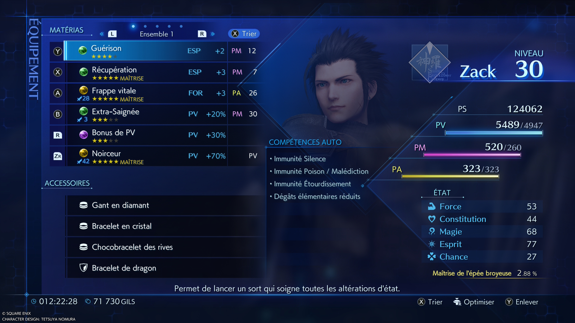 Final Fantasy VII Crisis Core Reunion Trenscandance Aerith