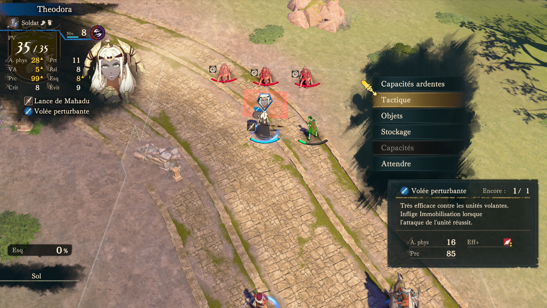 Fire Emblem Fortune's Weave capacité héros