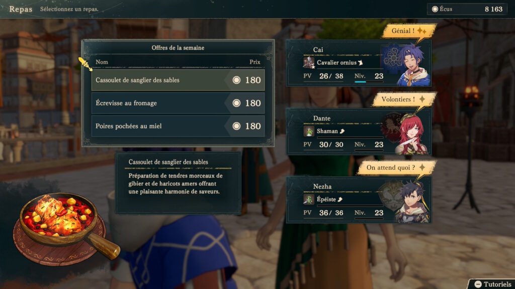 Fire Emblem Fortune's Weave recrutement