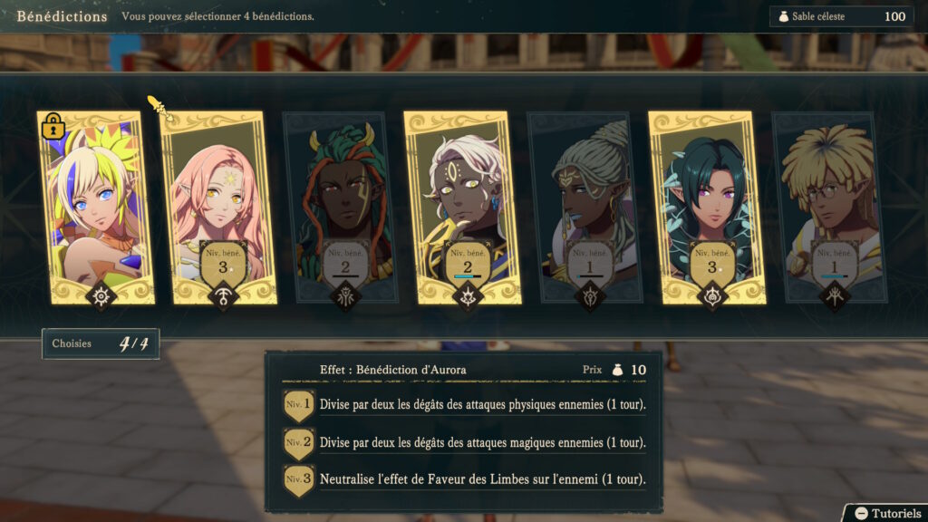 Fire Emblem Fortune's Weave bénédictions divines