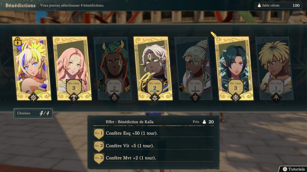 Fire Emblem Fortune's Weave bénédictions divines