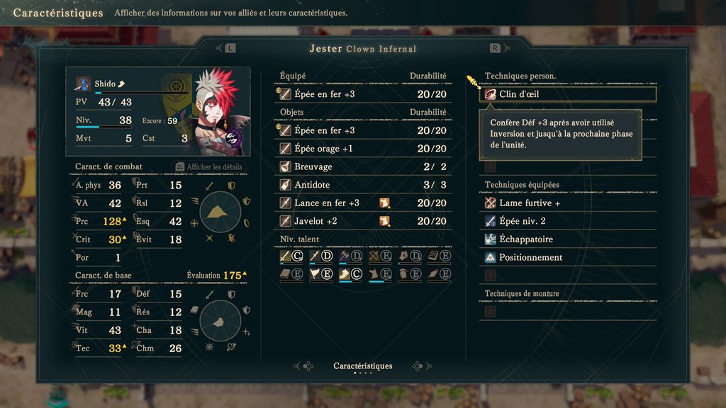 Fire Emblem Fortune's Weave techniques